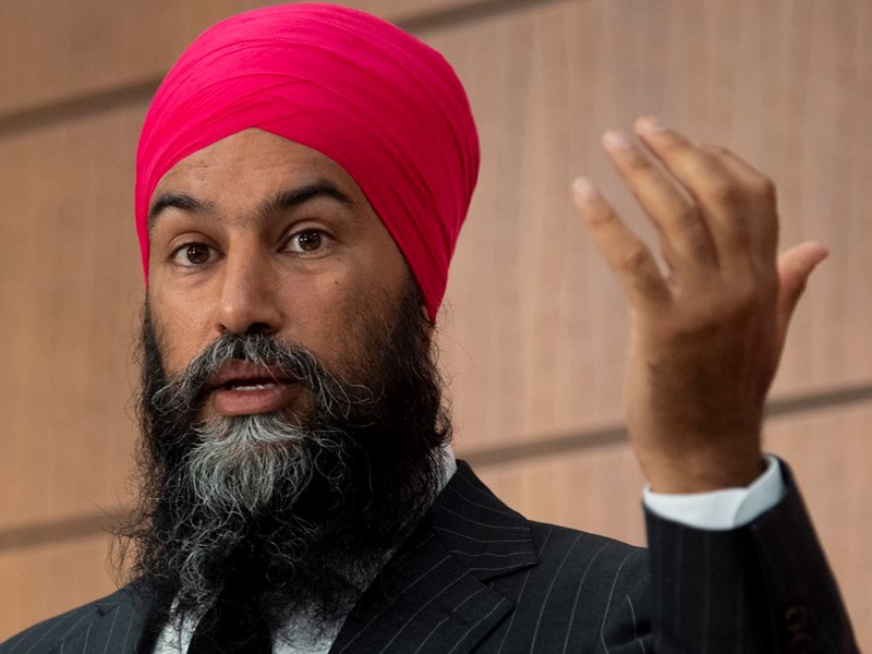 Canada's NDP Leader Jagmeet Singh