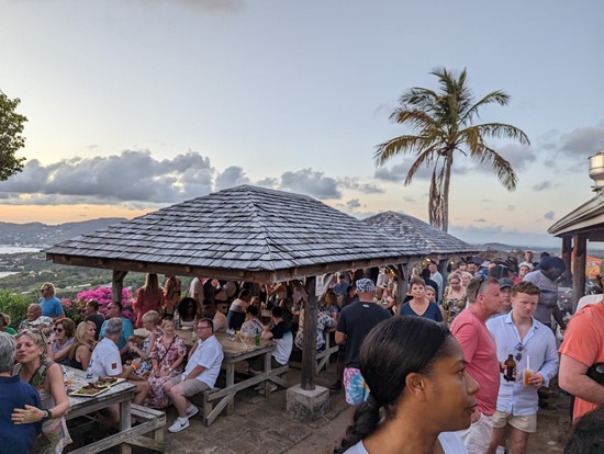 Sunset Party and BBQ at Shirley Heights, Antigua