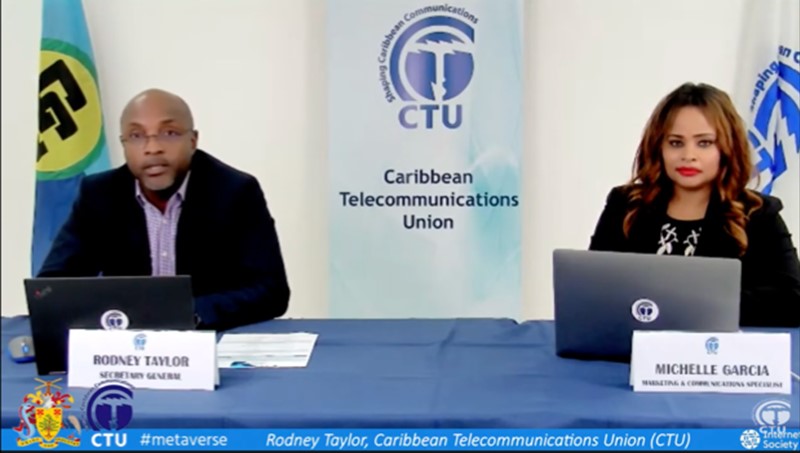 Image of conference on the Metaverse by Caribbean Telecommunications Union 