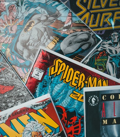 Marvel comics collage 
