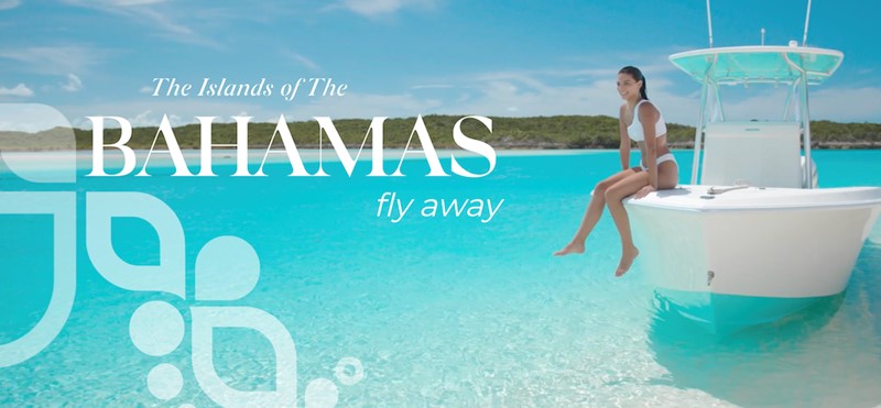 Image from home page of new Bahamas tourism website