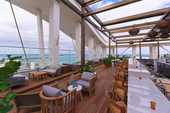 Skybar SLS Baha Mar; photo courtesy of the Nassau Paradise Island Promotion Board