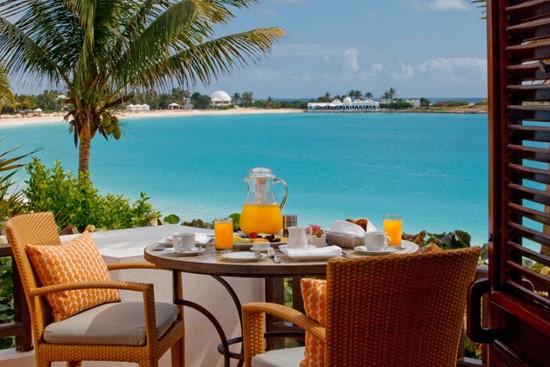 views of dining venue in Anguilla