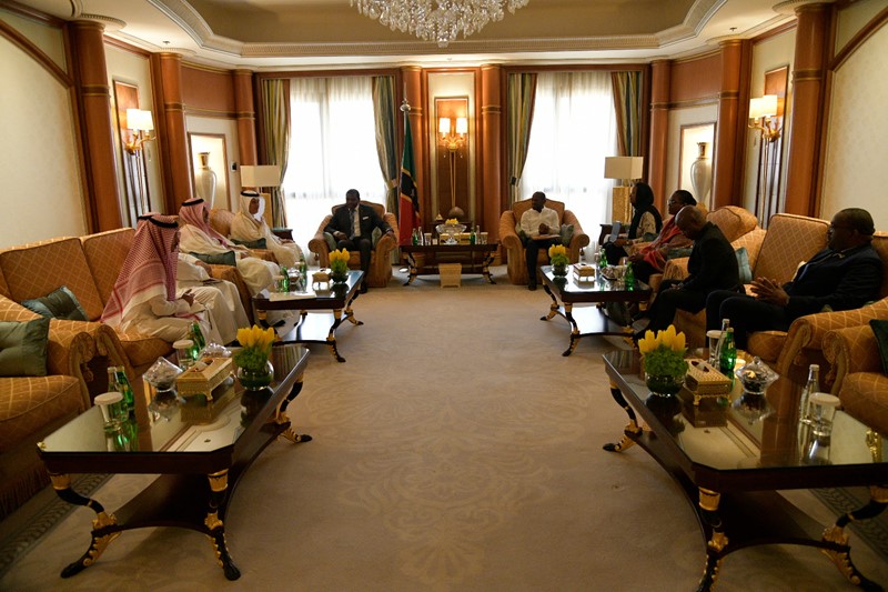 Prime Minister of Saint Kitts and Nevis Hon. Dr. Terrance Drew and delegation engaging in bilateral discussions with Government officials of the Kingdom of Saudi Arabia, on the sidelines of the CARICOM-Saudi Arabia summit in Riyadh.