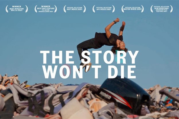 THE STORY WON'T DIE will open theatrically in New York and Los Angeles in June, with a VOD release to follow timed to World Refugee Day.