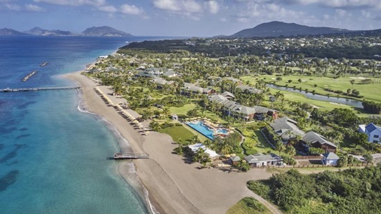 An aerial view of Four Seasons Resort Nevis  Credit: Four Seasons Resort Nevis