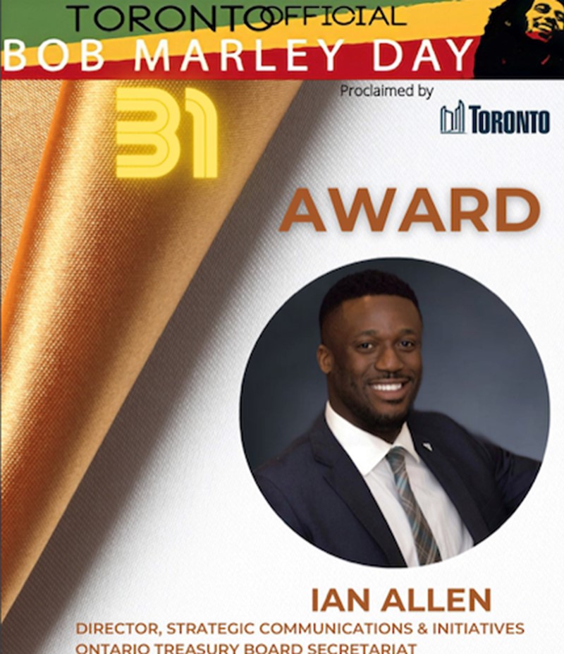 Ian Allen - Bob Marley Humanitarian Award Recipient 