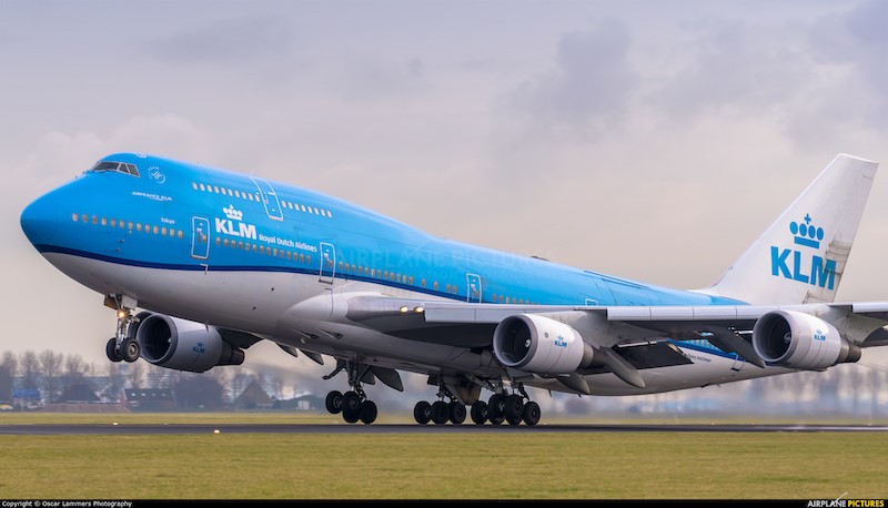 KLM Aircraft taking off