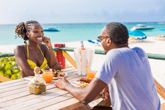 Lunch at Prickly Pear Island Cay, photo courtesy of the Anguilla Tourist Board