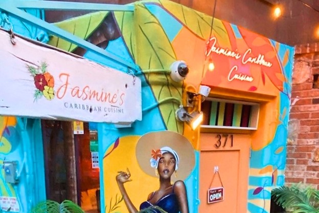 Located in the iconic Midtown Manhattan block known as ‘Restaurant Row’, Jasmine's Caribbean Cuisine