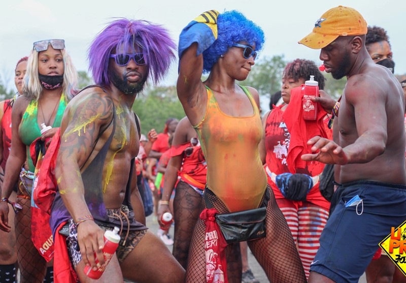 Lion’s Pride offers an authentic West Indian experience complete with paint, powder and powerful music trucks.
