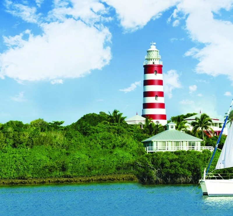 Lighthouse in Abaco, The Bahamas 
