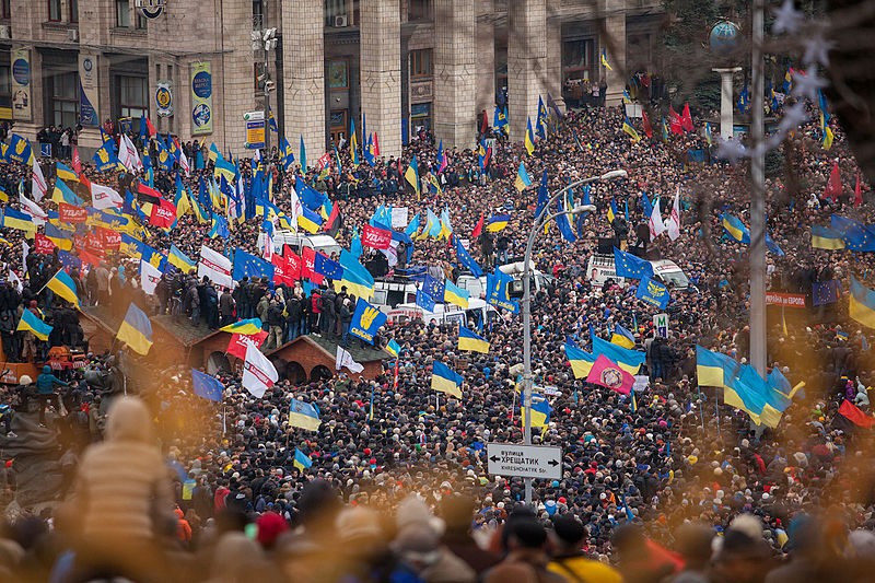 Past protests  in favour of Ukraine file photo