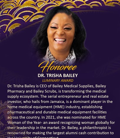 Dr Trisha Bailey of Jamaica