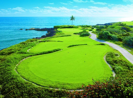 Golfing green in The Bahamas