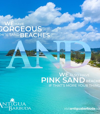 The Antigua and Barbuda Tourism Authority today launches its global summer advertising campaign. The ‘AND’ theme highlights the luxury and authenticity of this twin island nation (Photo Courtesy: The Antigua and Barbuda Tourism Authority)     