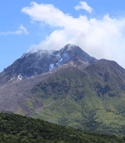 Views of Montserrat volcano