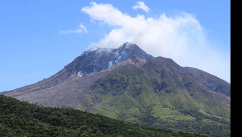Views of Montserrat volcano