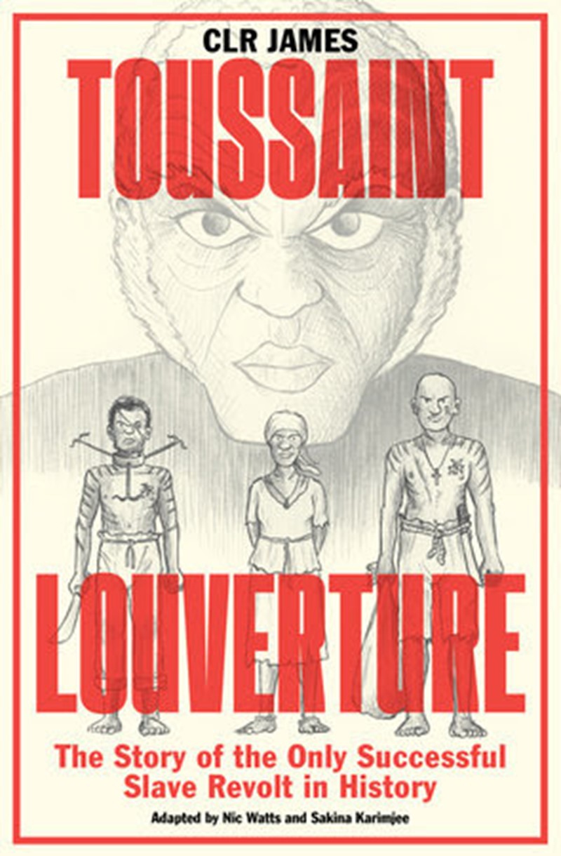 Cover of CLR James' Book about Haiti and TOUSSAINT LOUVERTURE